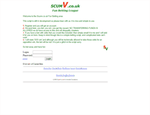 Tablet Screenshot of fantasy-betting.scumv.co.uk